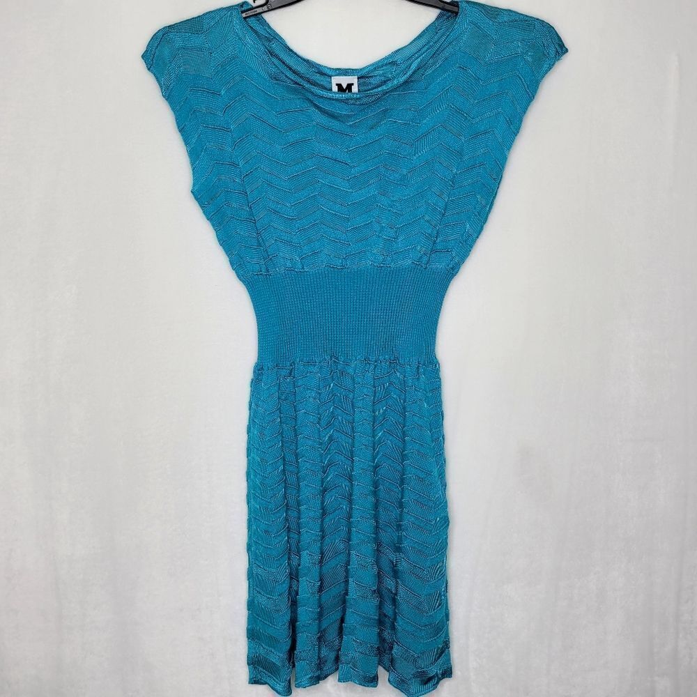 Missoni Turquoise Knit Mini Dress